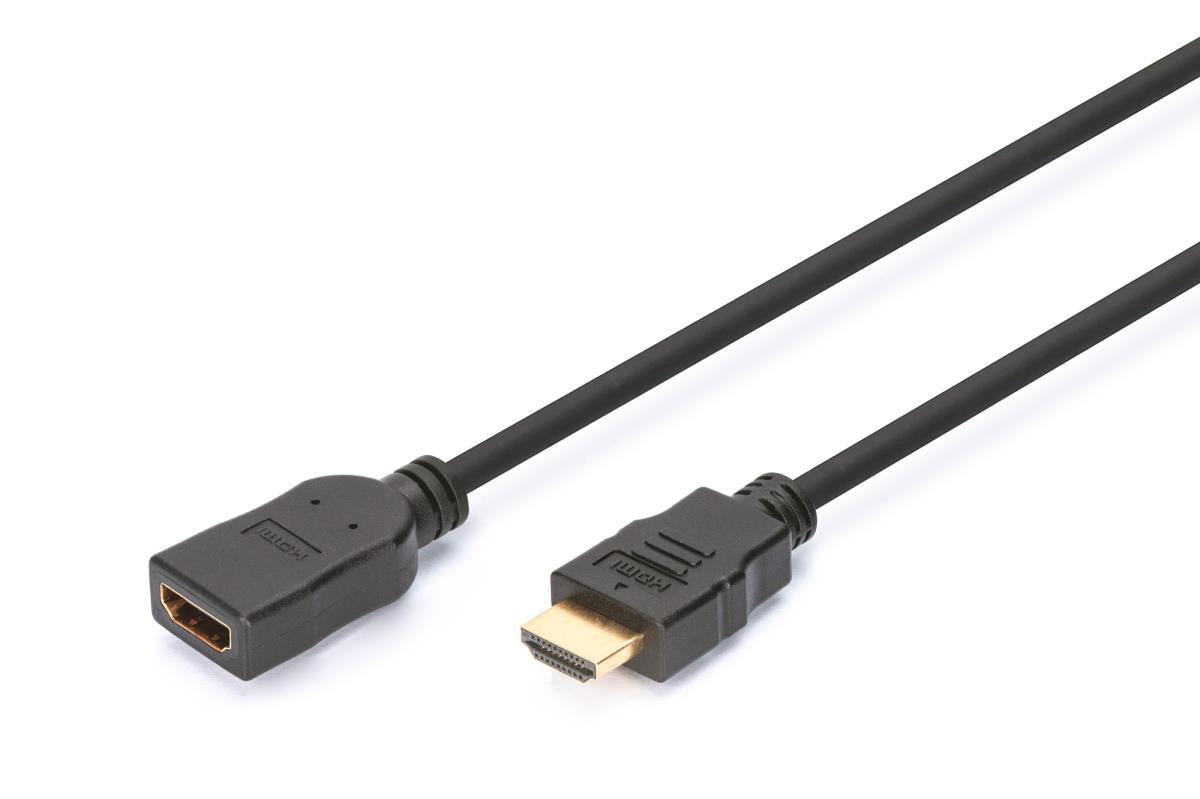 EU Product - HDMI Verl�ngerungskabel m. Ethernet 4K 2m schwarz thumbnail