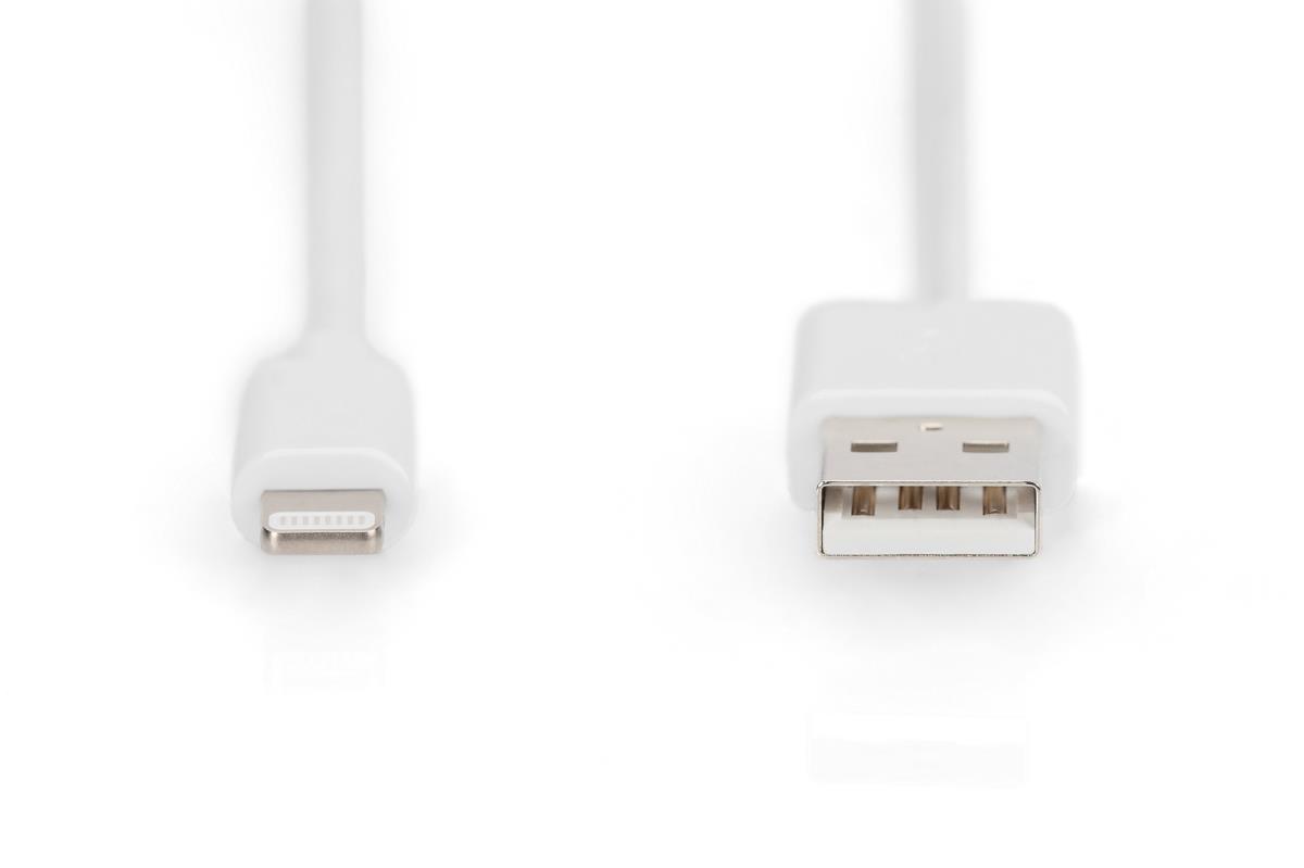 EU Product - Datenkabel Apple Lightning->USB A St/St MFI 1m weiss thumbnail