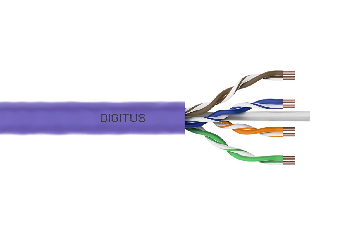 EU Product - Instal-kab Cat6  U/UTP  tw.Pair 305m violett thumbnail