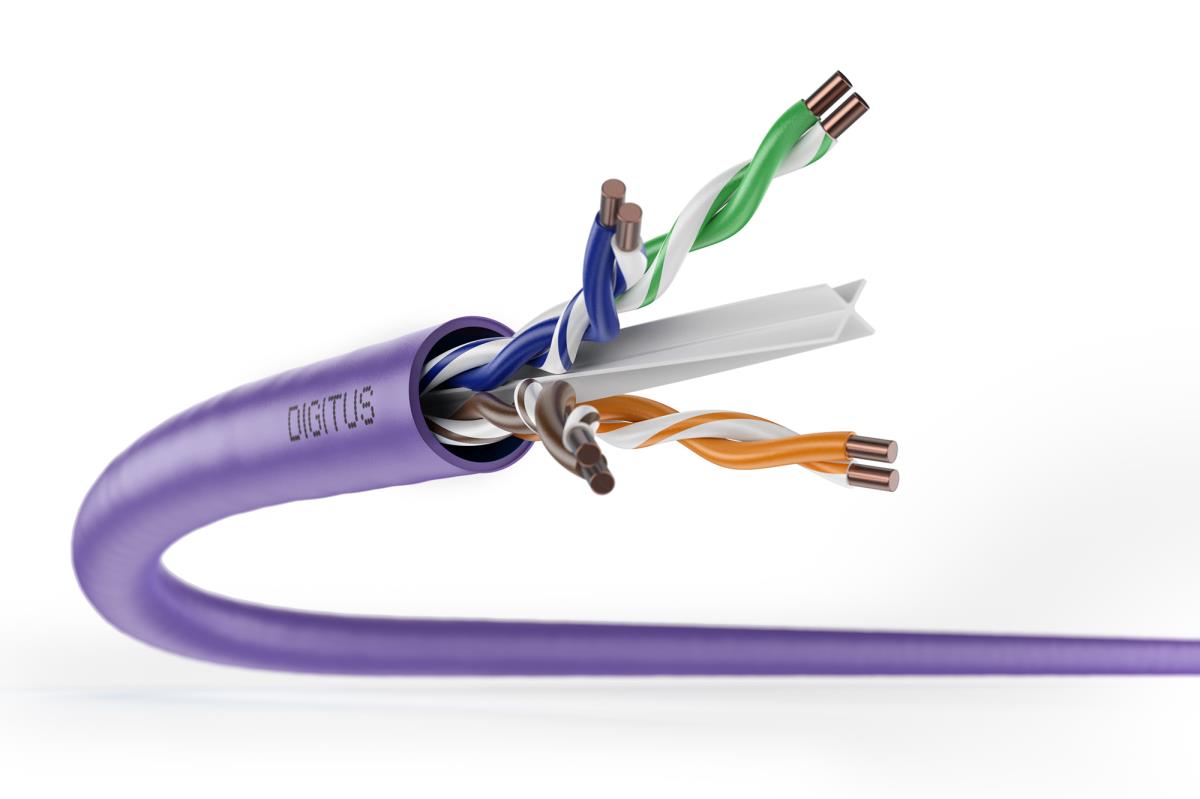 EU Product - Instal-kab Cat6  U/UTP  tw.Pair 305m violett thumbnail