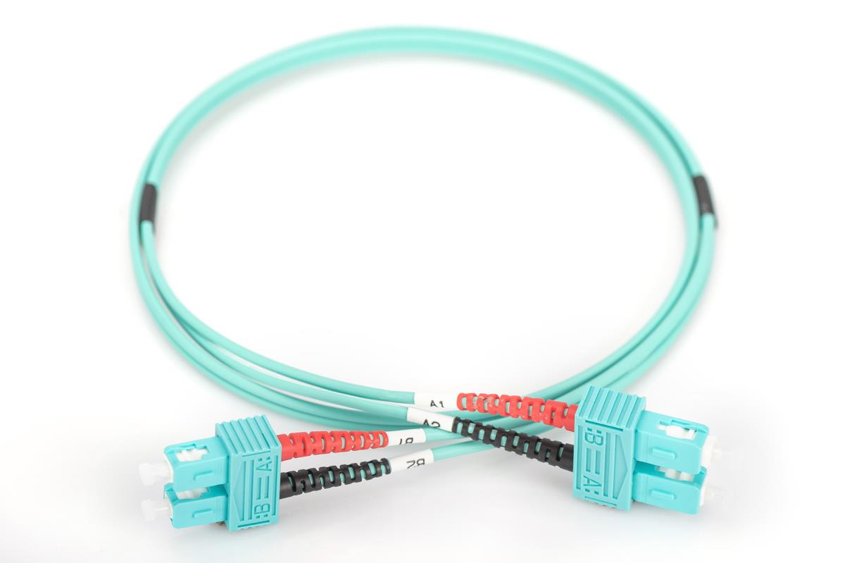 EU Product - LWL Patchkabel SC -> SC 1.00m  Multimode Duplex OM3 thumbnail