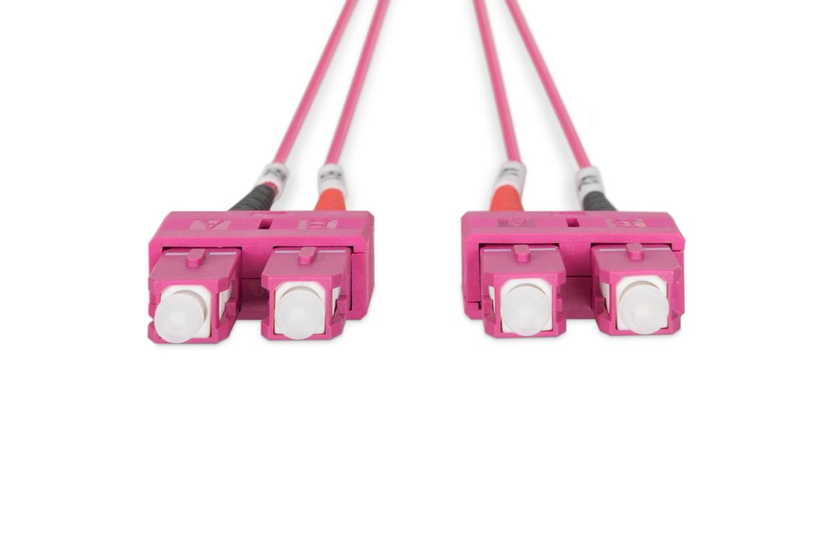 EU Product - LWL Patchkabel SC -> SC 1.00m Multimode Duplex OM4 thumbnail