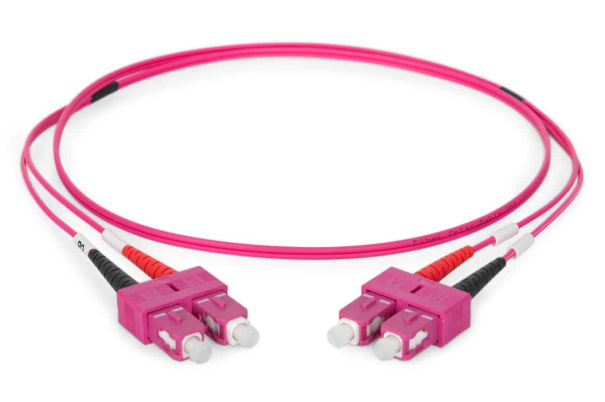 EU Product - LWL Patchkabel SC -> SC 1.00m Multimode Duplex OM4 thumbnail