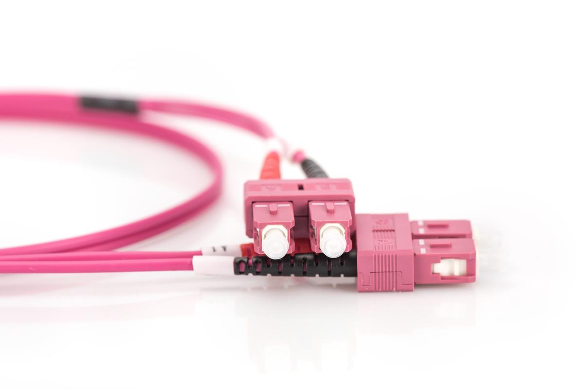 EU Product - Fiber Optic Multimode Patch Cord, OM4, SC / SC thumbnail