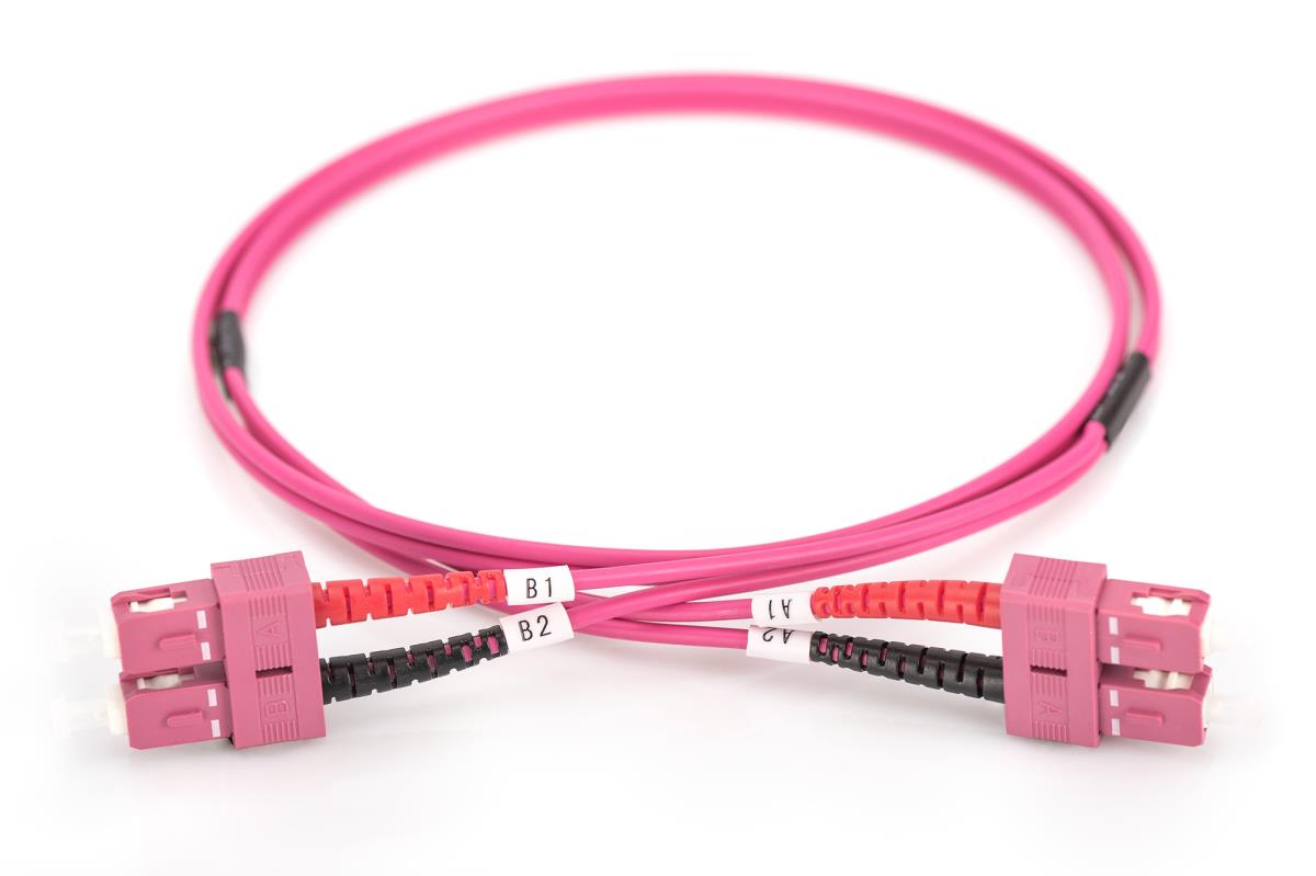 EU Product - Fiber Optic Multimode Patch Cord, OM4, SC / SC thumbnail