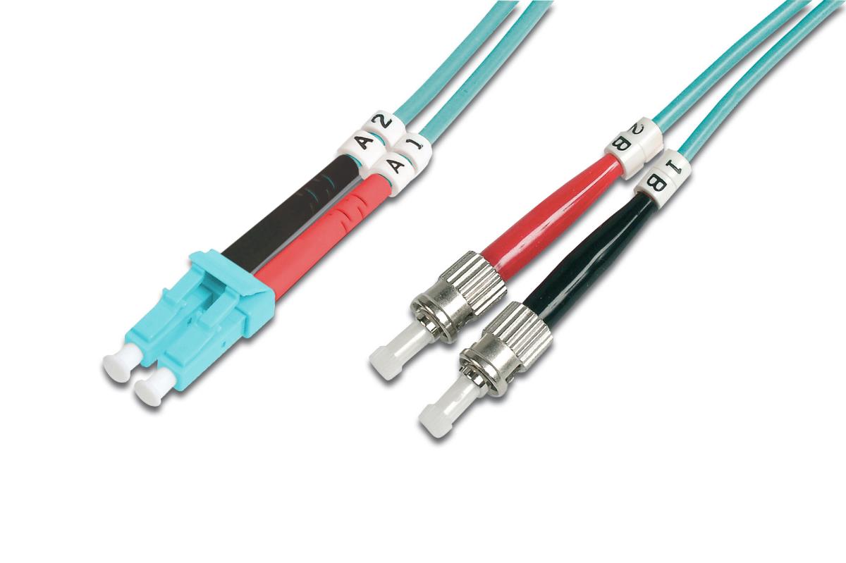EU Product - Fiber Optic Multimode Patch Cord, OM 3, LC / ST thumbnail