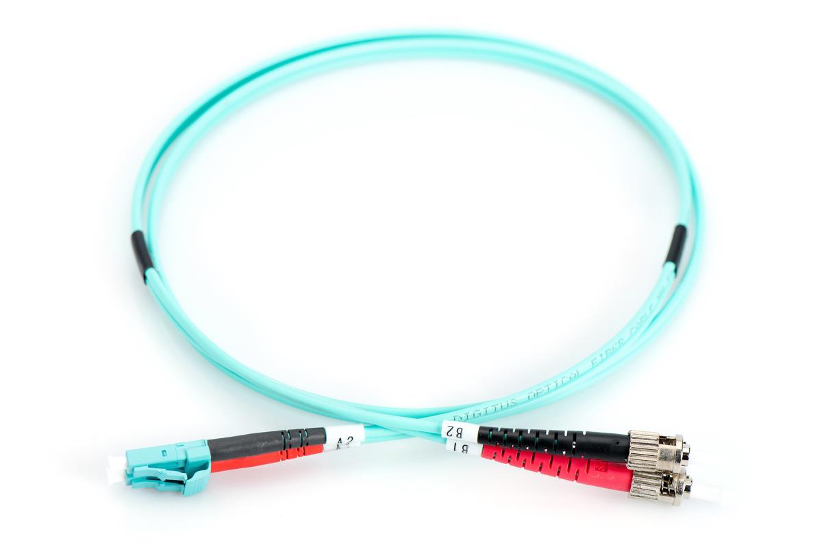 EU Product - Fiber Optic Multimode Patch Cord, OM 3, LC / ST thumbnail