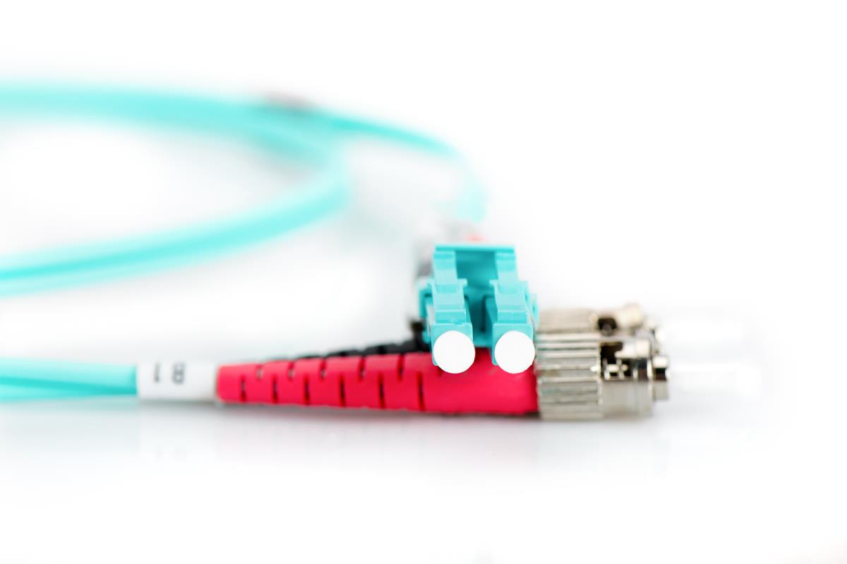 EU Product - LWL Patchkabel LC -> ST 5.00m  Multimode Duplex OM3 thumbnail
