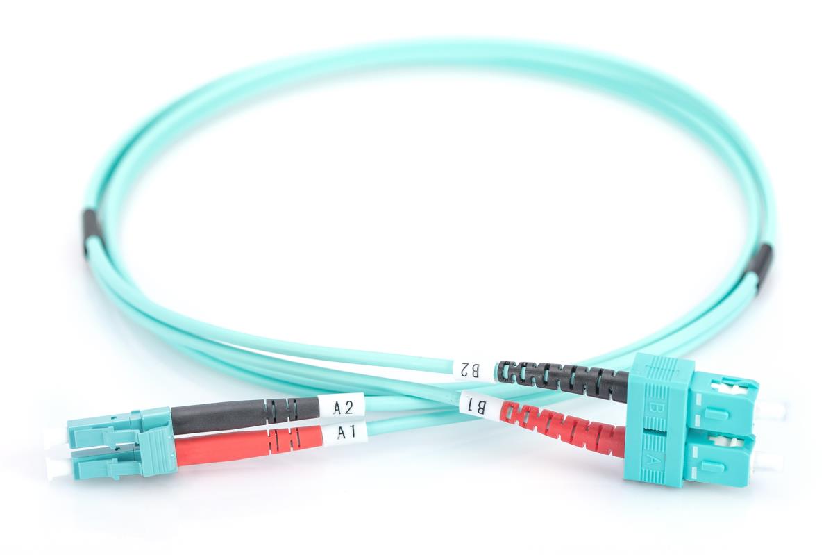EU Product - LWL Patchkabel LC -> SC 3.00m  Multimode Duplex OM3 thumbnail