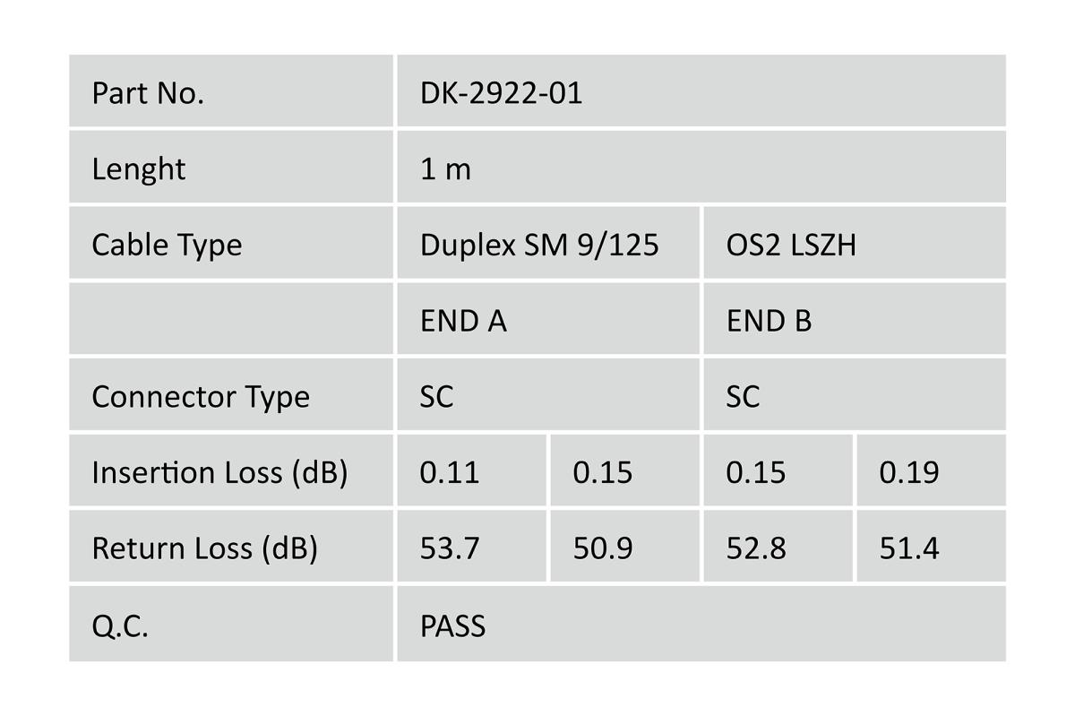 EU Product - LWL Patchkabel SC -> SC 1.00m Singlemode Duplex OS2 thumbnail