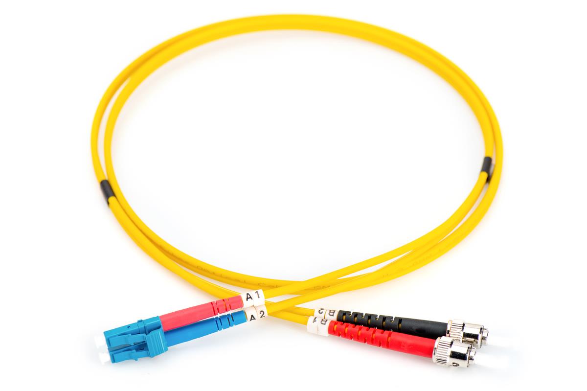 EU Product - Fiber Optic Singlemode Patch Cord, LC / ST thumbnail