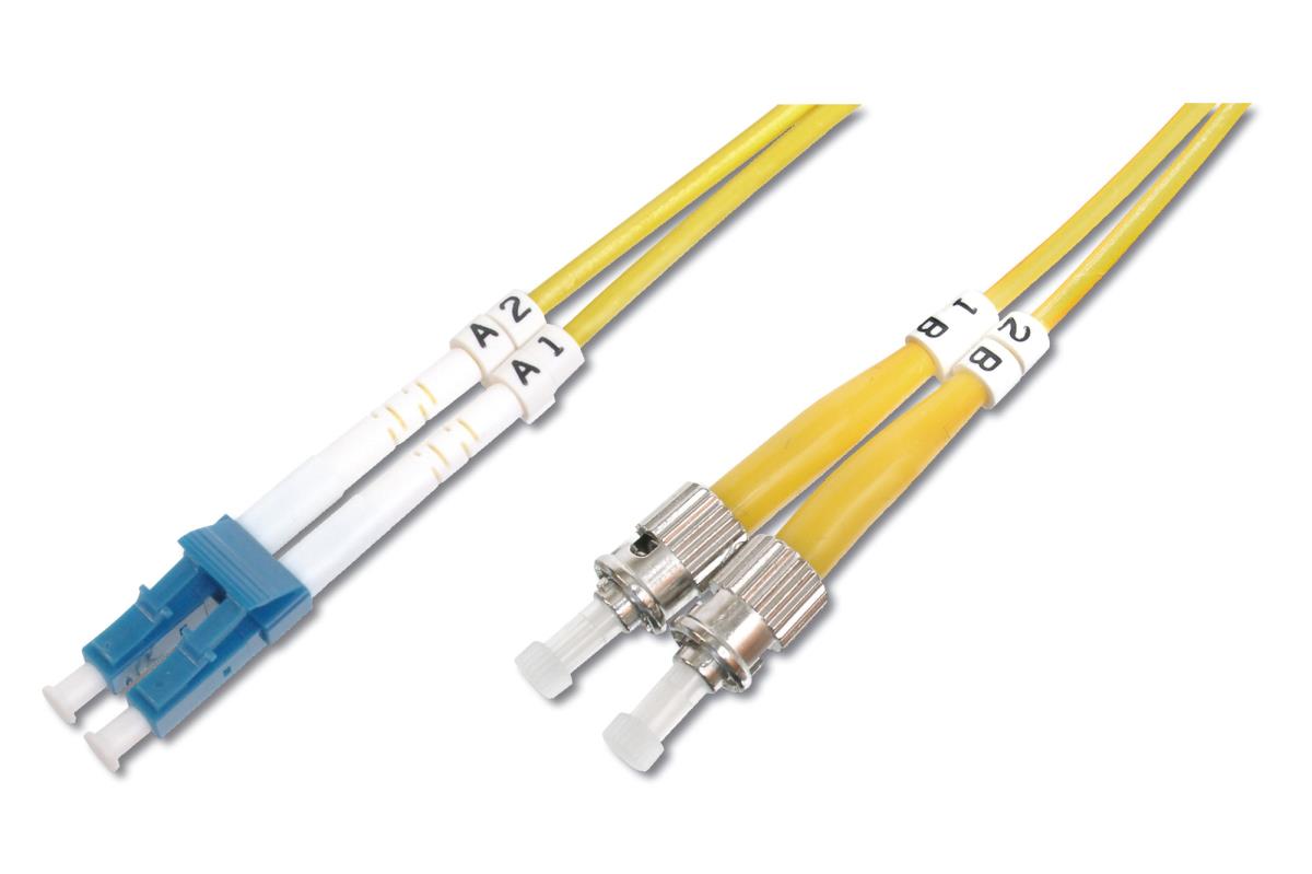 EU Product - Fiber Optic Singlemode Patch Cord, LC / ST thumbnail