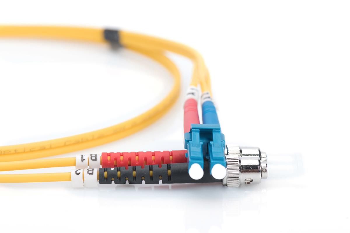EU Product - Fiber Optic Singlemode Patch Cord, LC / ST thumbnail