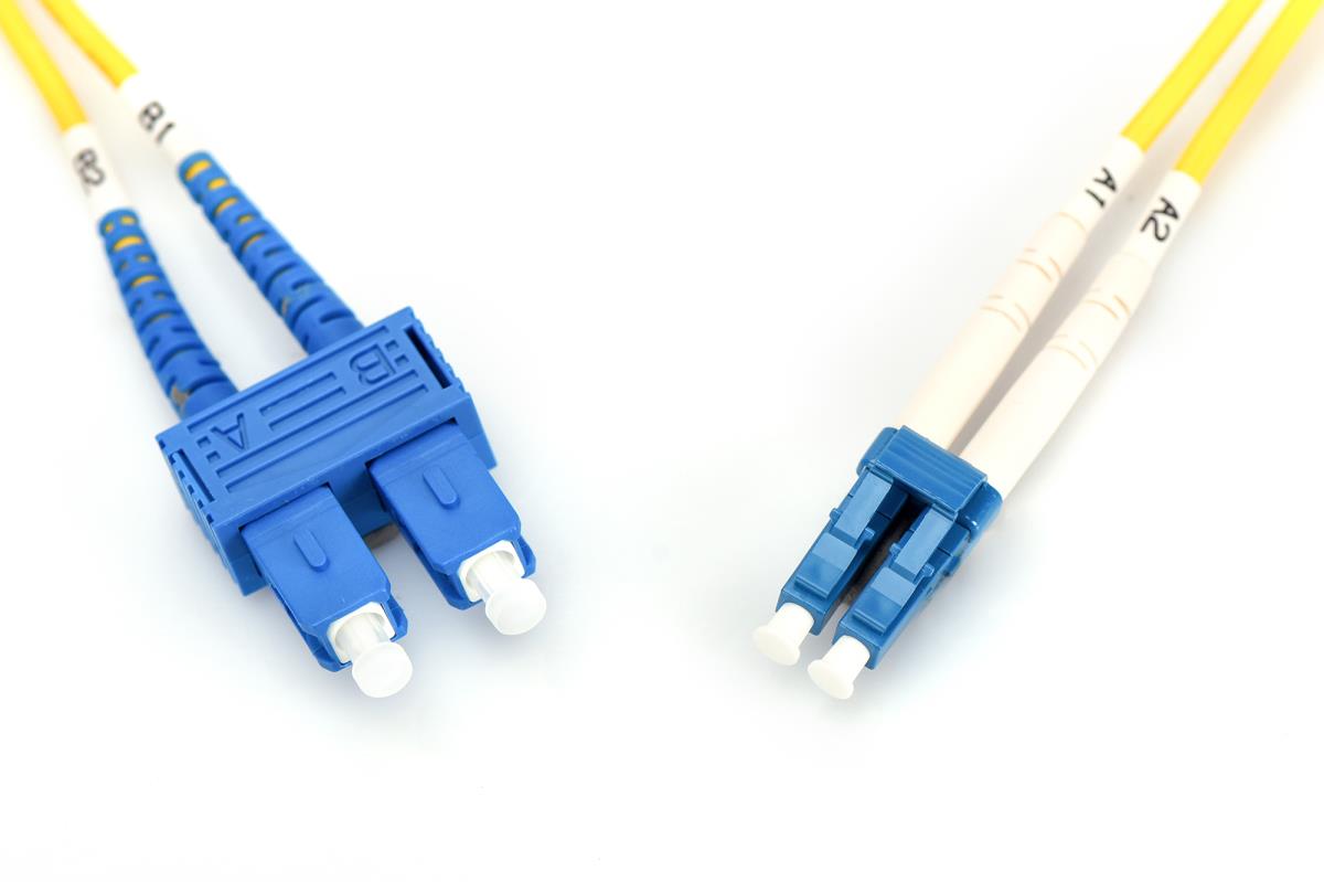EU Product - LWL Patchkabel LC -> SC 3.00m Singlemode Duplex OS2 thumbnail