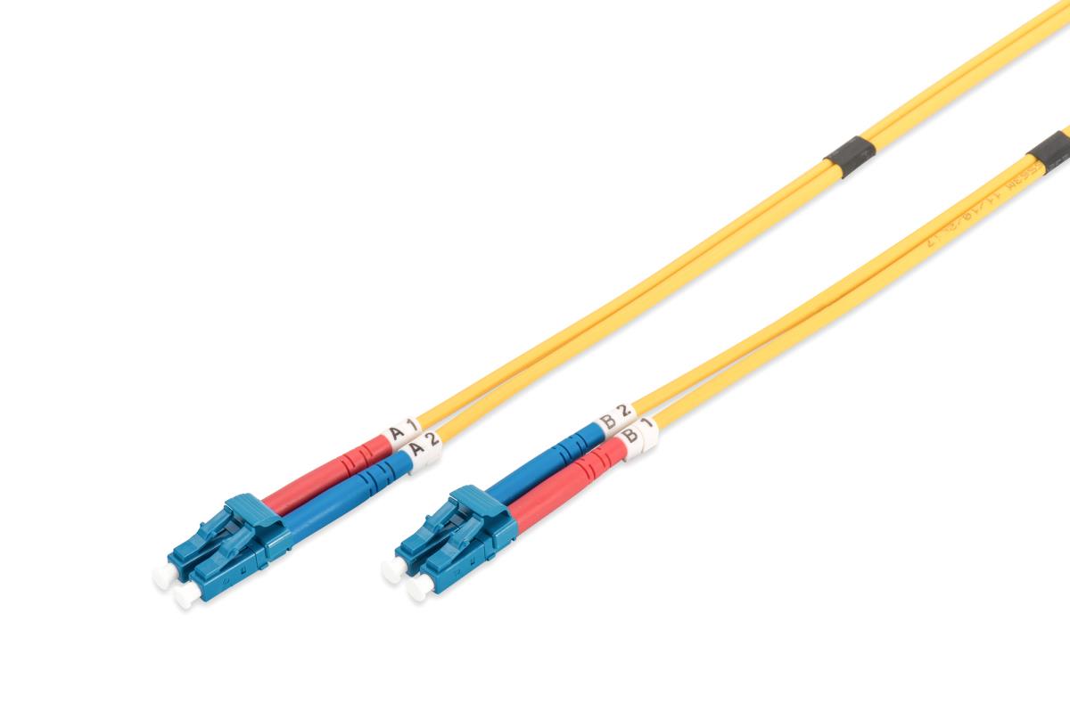EU Product - LWL Patchkabel LC -> LC 5.00m Singlemode Duplex OS2 thumbnail