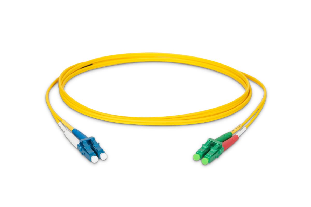 EU Product - LWL Patchkabel LC(APC)-> LC 2m Singlemode Duplex OS2 thumbnail