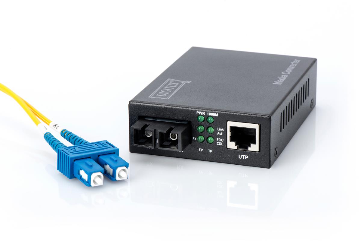 EU Product - Medienkonverter Gigabit       RJ45/SC Singelmode thumbnail