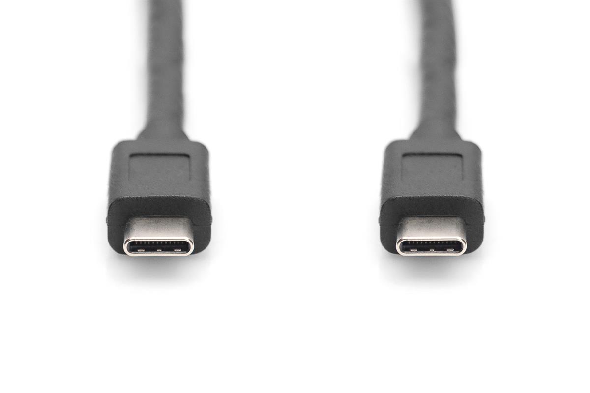 EU Product - USB 3.1 Anschlusskabel Typ C -C  St/St     1.0m,  sw thumbnail