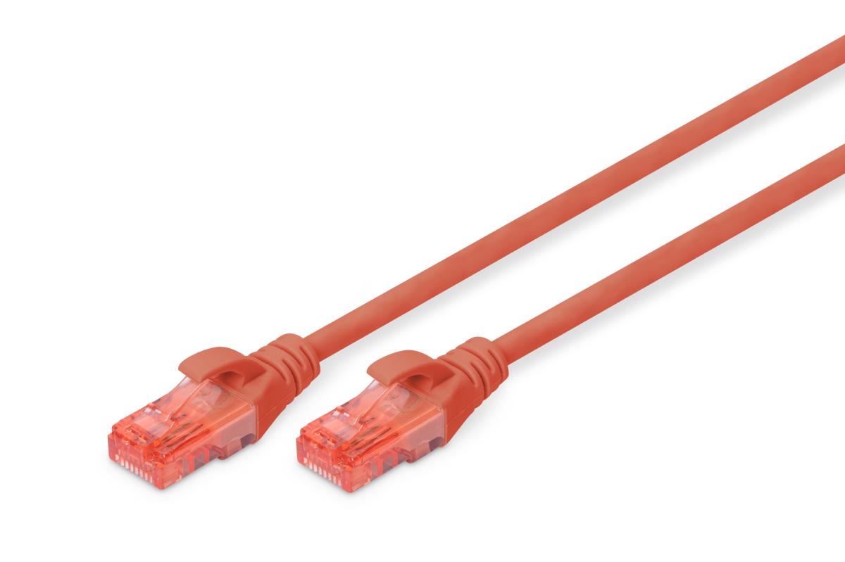 EU Product - Patchkabel Cat6  U/UTP 2xRJ45  0.5m rot  LSZH thumbnail