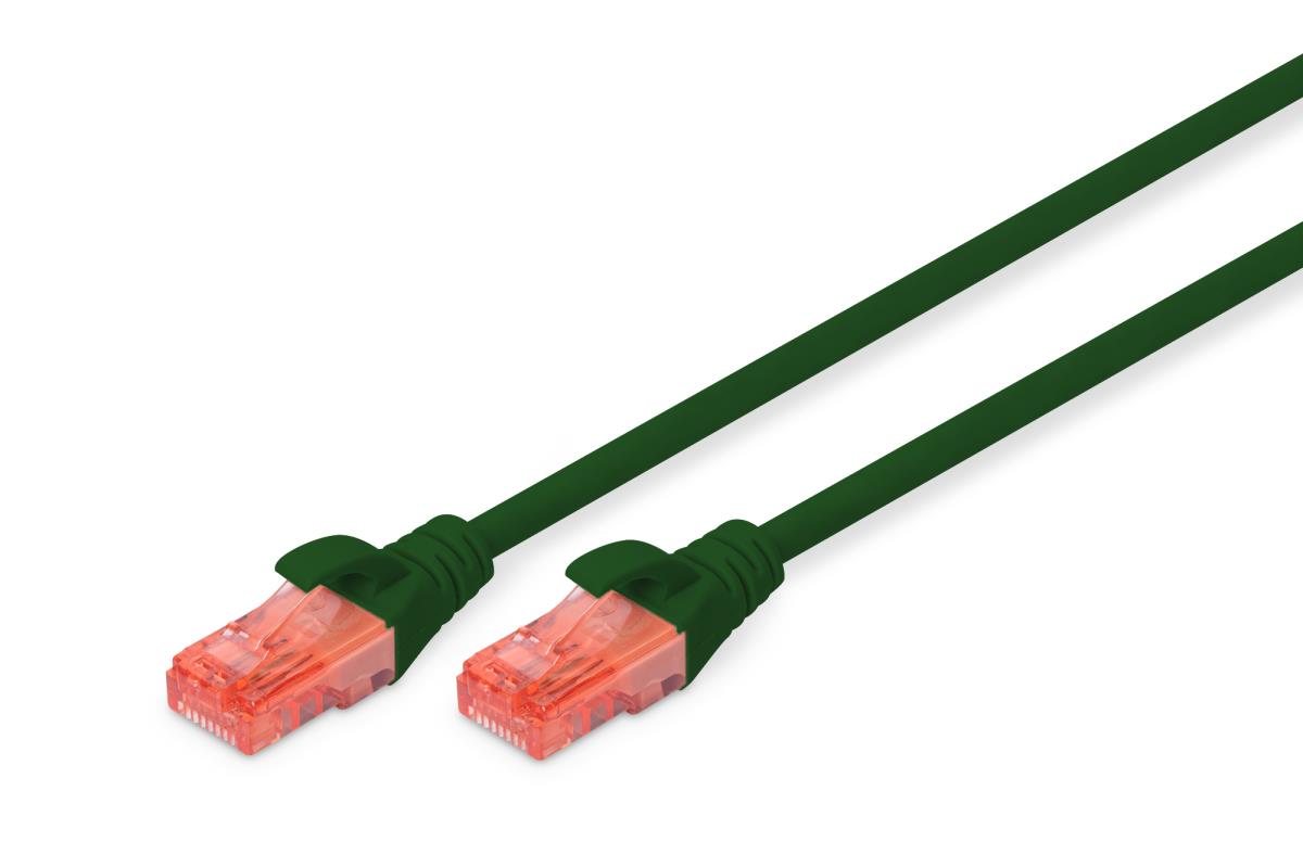 EU Product - Patchkabel Cat6  U/UTP 2xRJ45  5.0m gr�n LSZH thumbnail