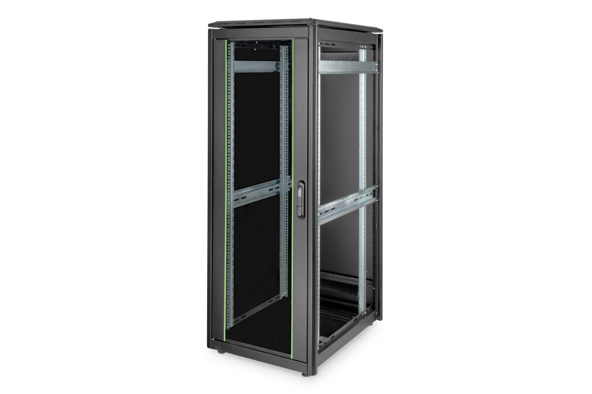EU Product - Netzwerkschrank Unique  32HE 1609x600x800mm schwarz (Speditionsversand) thumbnail