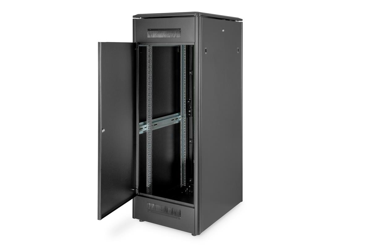 EU Product - Netzwerkschrank Unique  32HE 1609x600x800mm schwarz (Speditionsversand) thumbnail