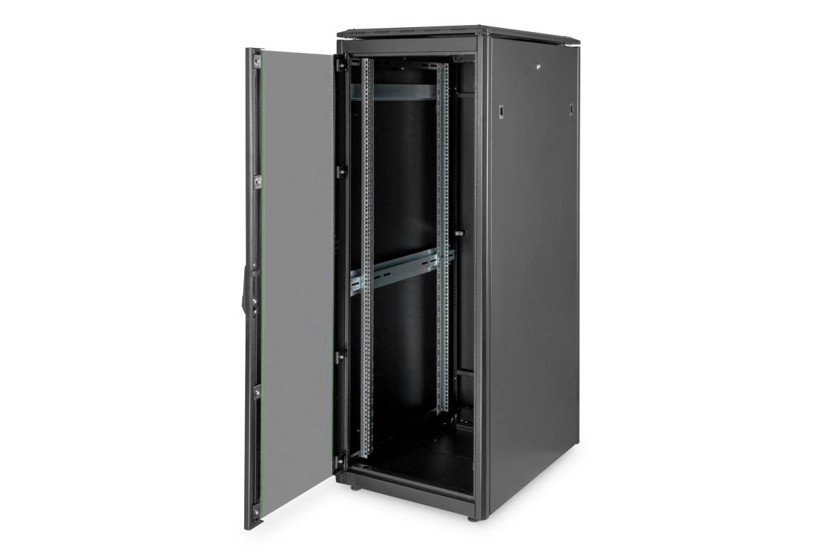 EU Product - Netzwerkschrank Unique  32HE 1609x600x800mm schwarz (Speditionsversand) thumbnail