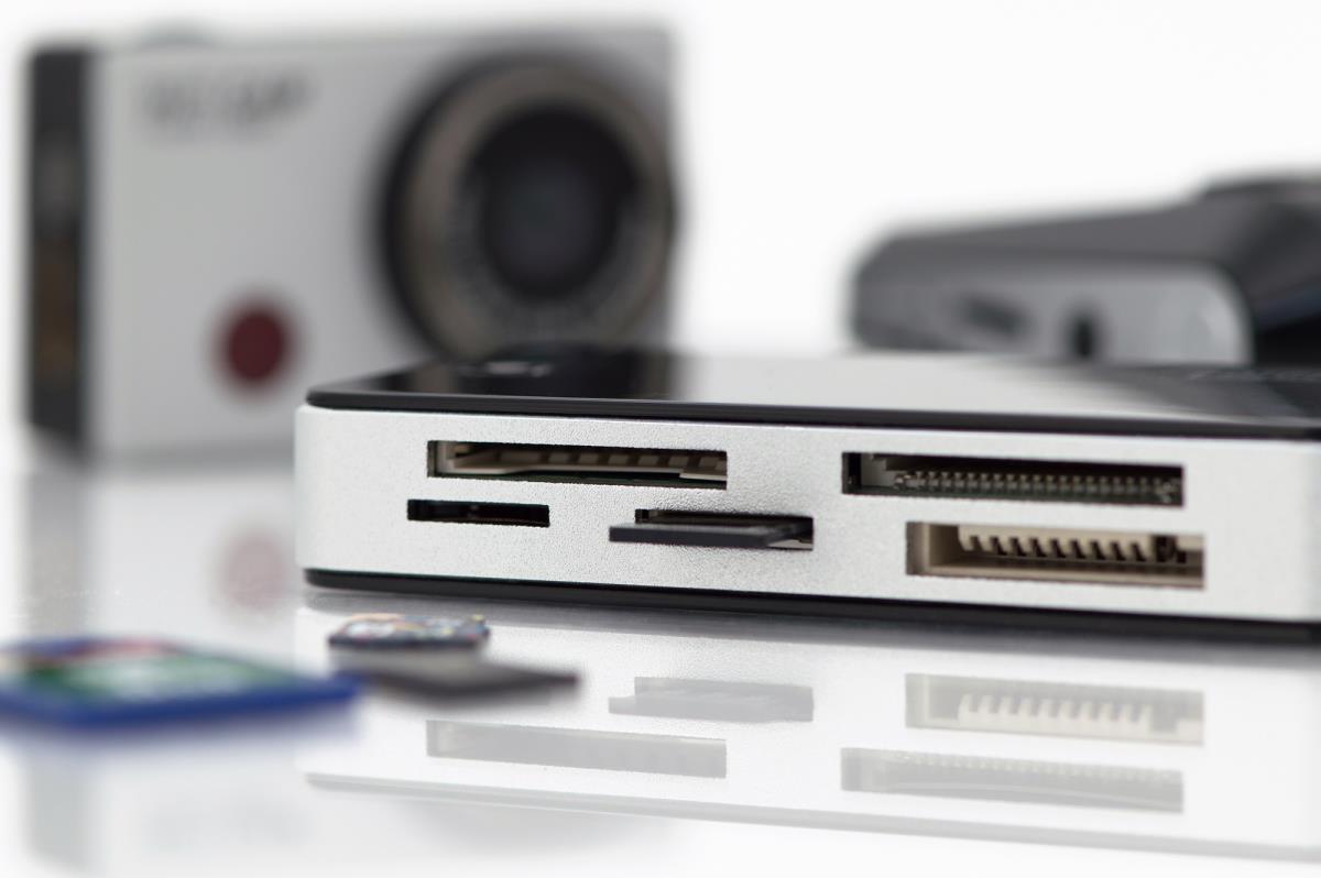 EU Product - Card Reader USB3.0, extern, schwarz-silber thumbnail