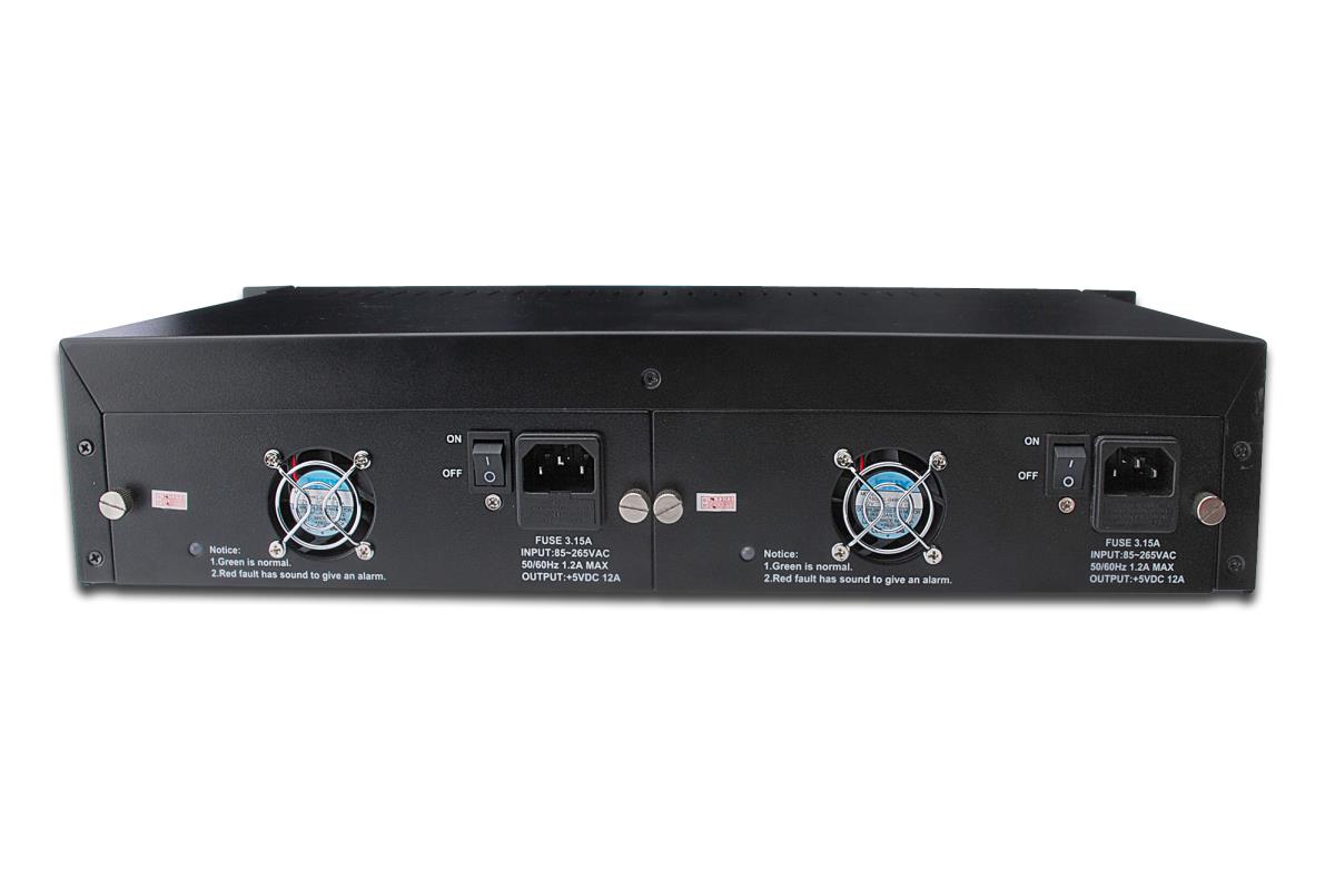 EU Product - Medienkonverter Chassis 2HE 14-Slots schwarz thumbnail