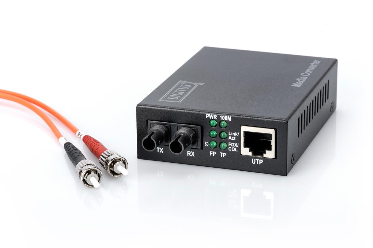EU Product - Medienkonverter Fast Ethernet Multimode RJ45/ST retail thumbnail