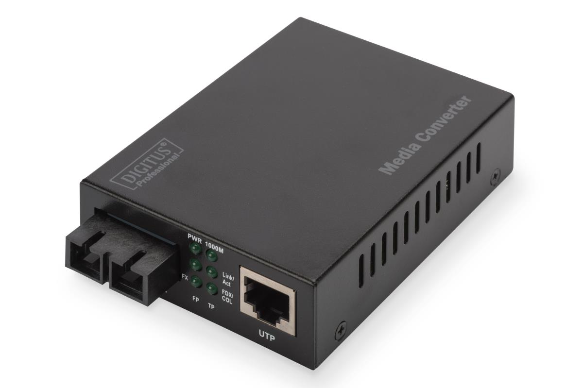 EU Product - Medienkonverter Gigabit Ethernet, Multimode, SC thumbnail