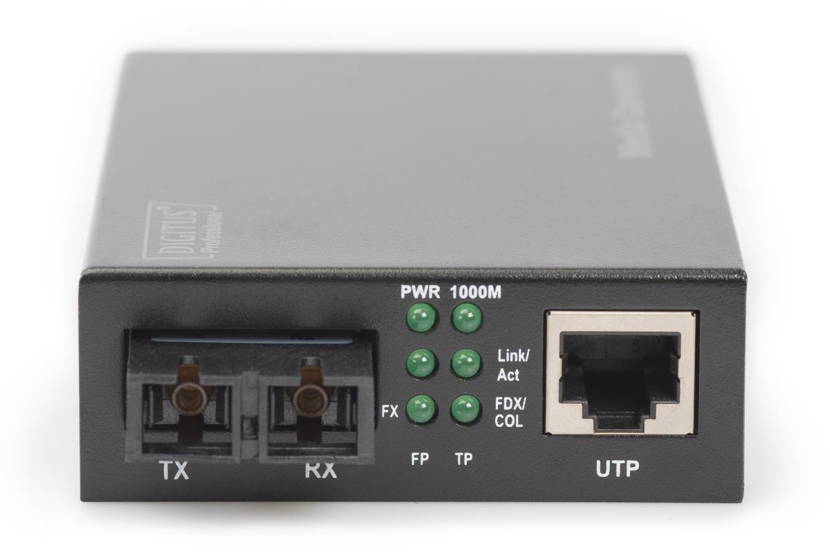 EU Product - Medienkonverter Gigabit Ethernet, Multimode, SC thumbnail