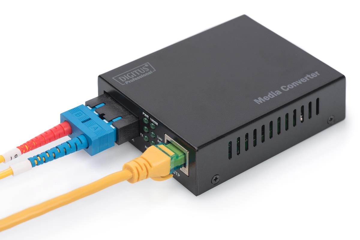 EU Product - Medienkonverter Gigabit Ethernet, Multimode, SC thumbnail