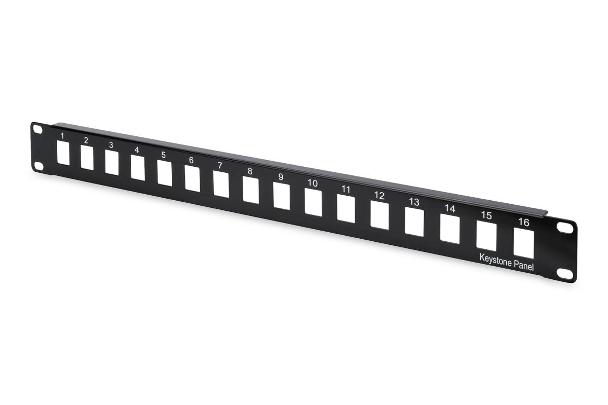 EU Product - Patchpanel 1HE 16-Port      ungeschirmt schwarz thumbnail