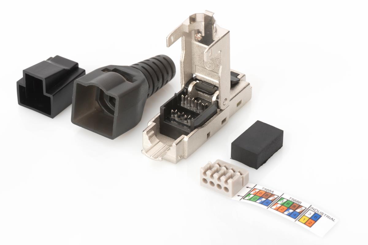 EU Product - Feldstecker RJ45 Cat6a STP mit Staubschutzkappe thumbnail