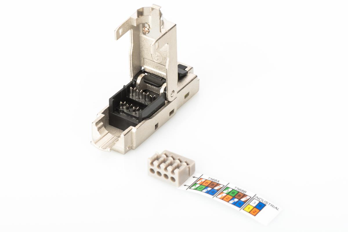 EU Product - Feldstecker RJ45 Cat6a STP mit Staubschutzkappe thumbnail