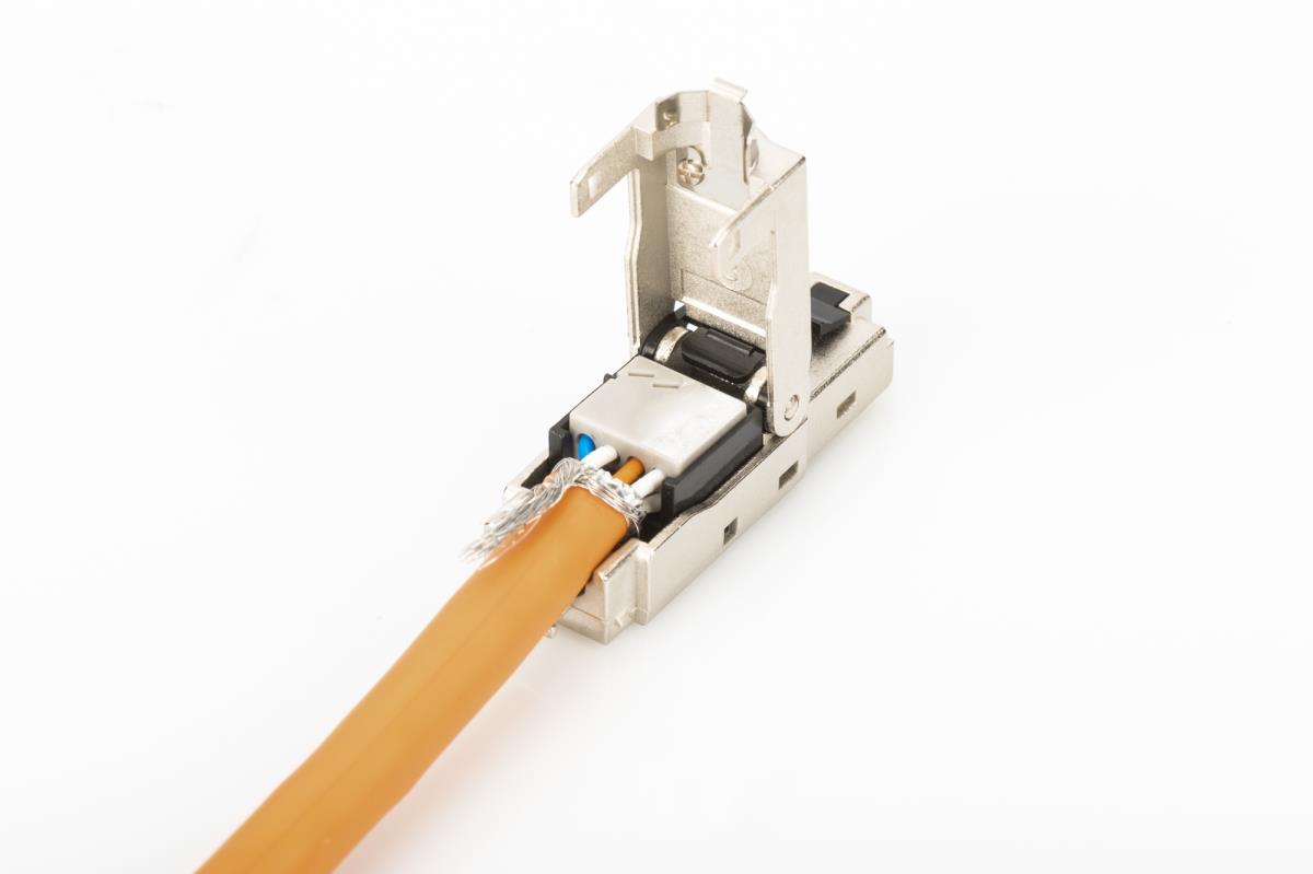 EU Product - Feldstecker RJ45 Cat6a STP mit Staubschutzkappe thumbnail