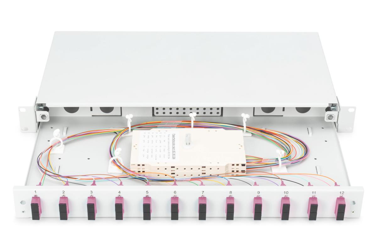 EU Product - Fiber Optic Splice Box, Equipped, SC, OM4 thumbnail