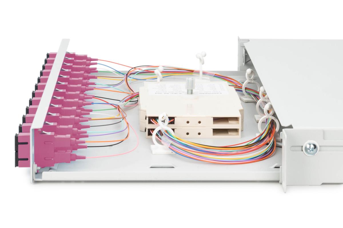 EU Product - Fiber Optic Splice Box, Equipped, SC, OM4 thumbnail