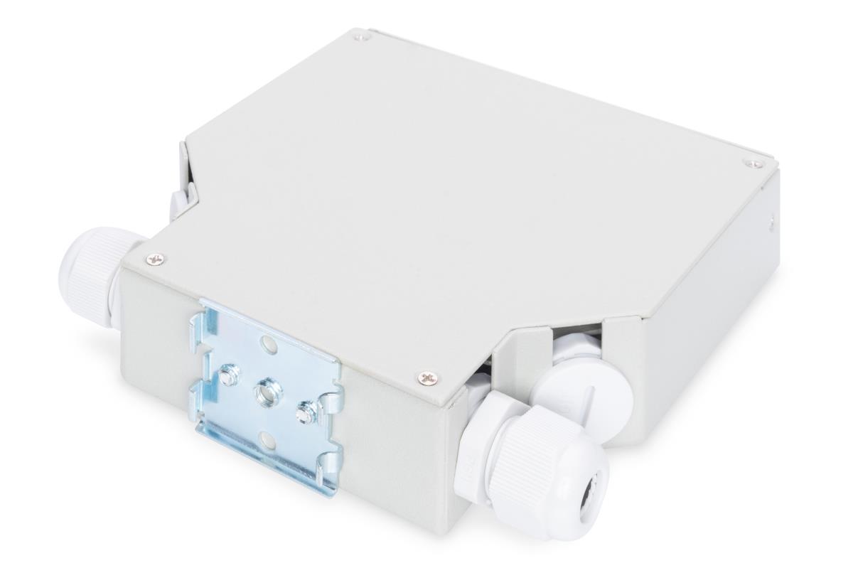 EU Product - Din Rail Splice Box for 8 LC/DX couplers thumbnail