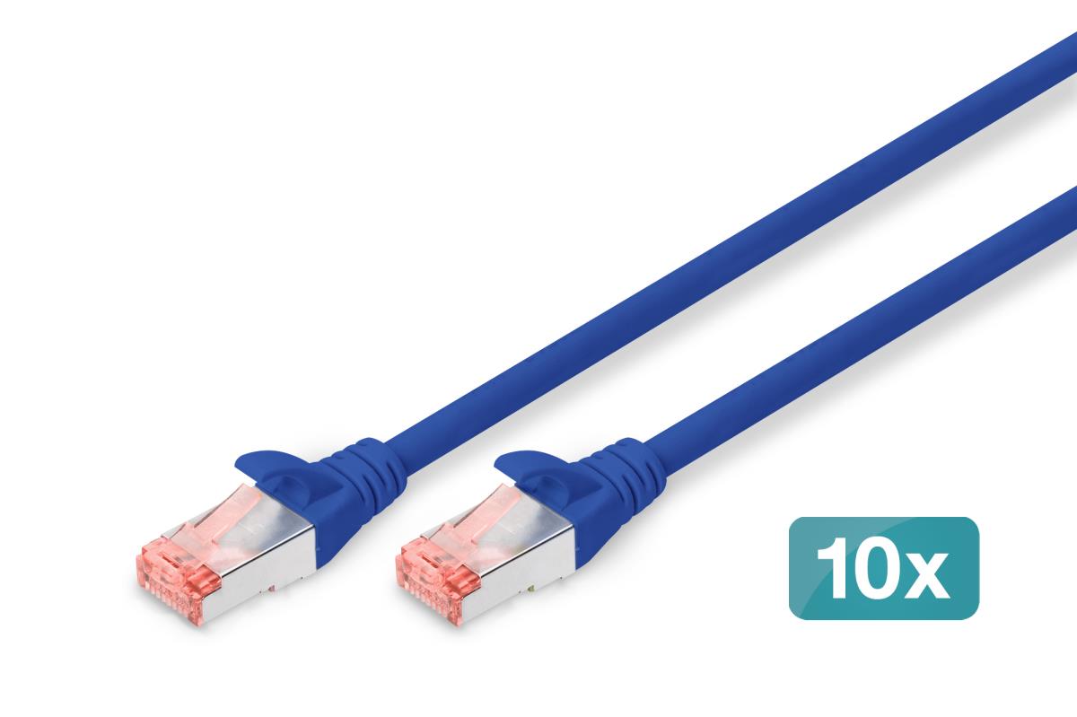 EU Product - CAT 6 S/FTP patch cable, 10 pieces thumbnail