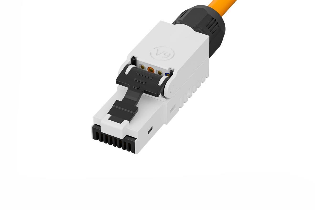 EU Product - RJ45-Stecker Cat6a f�r Feldanwendungen ungeschirmt thumbnail