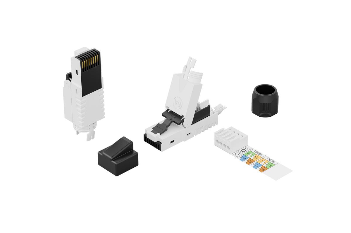 EU Product - RJ45-Stecker Cat6a f�r Feldanwendungen ungeschirmt thumbnail