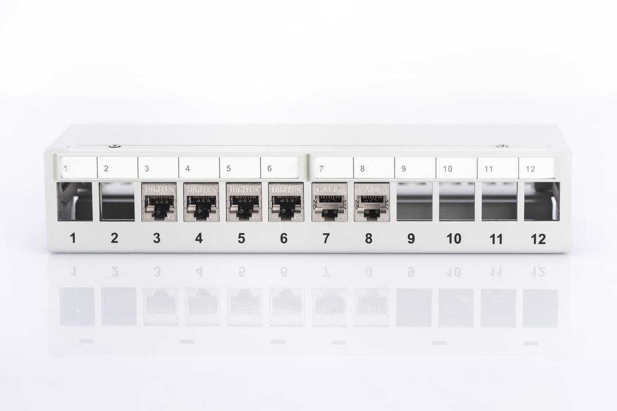 EU Product - Desktop Modular Patch Panel, shielded, 12-port thumbnail