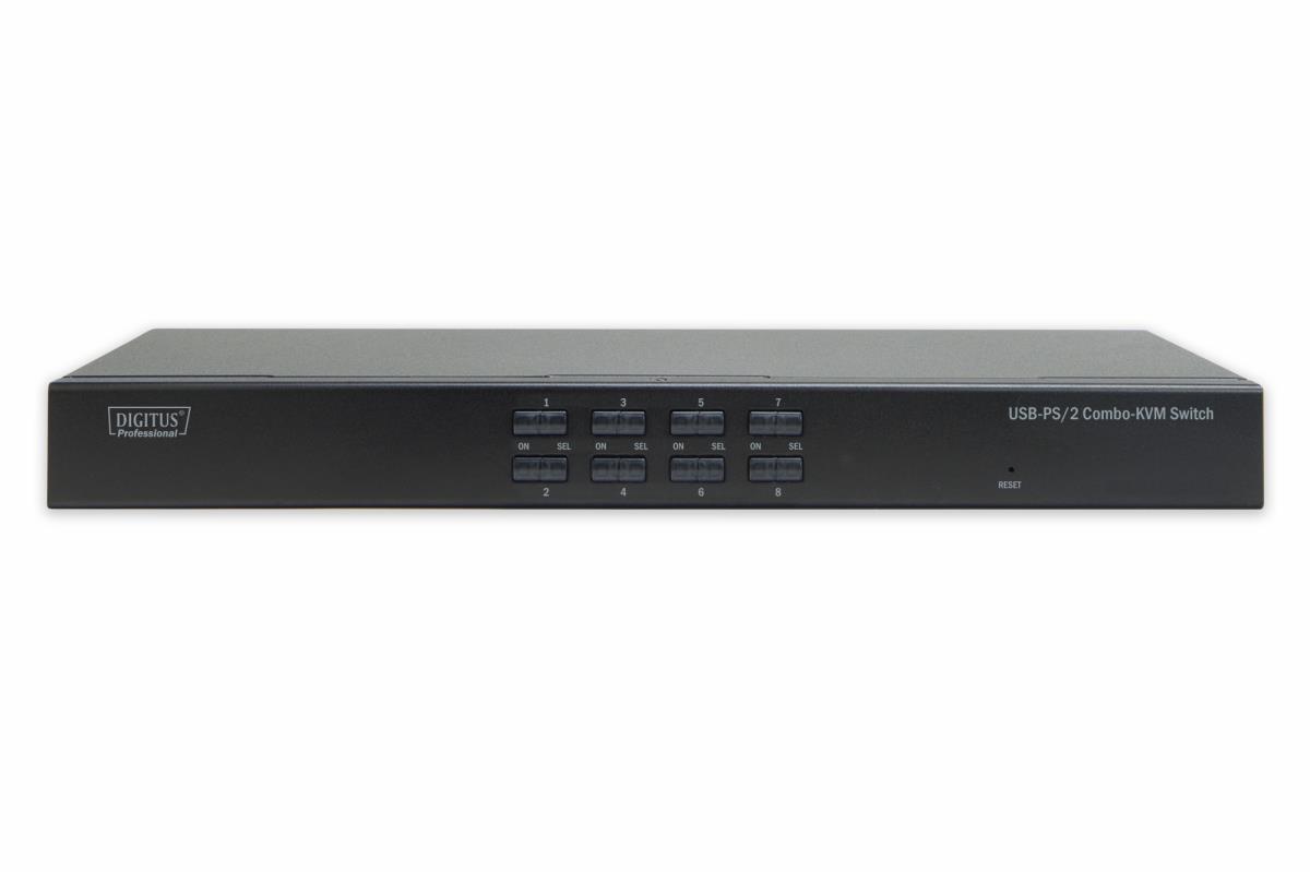 EU Product - KVM Switch 1 User ->  8 PCs (je PS/2 od. USB) thumbnail