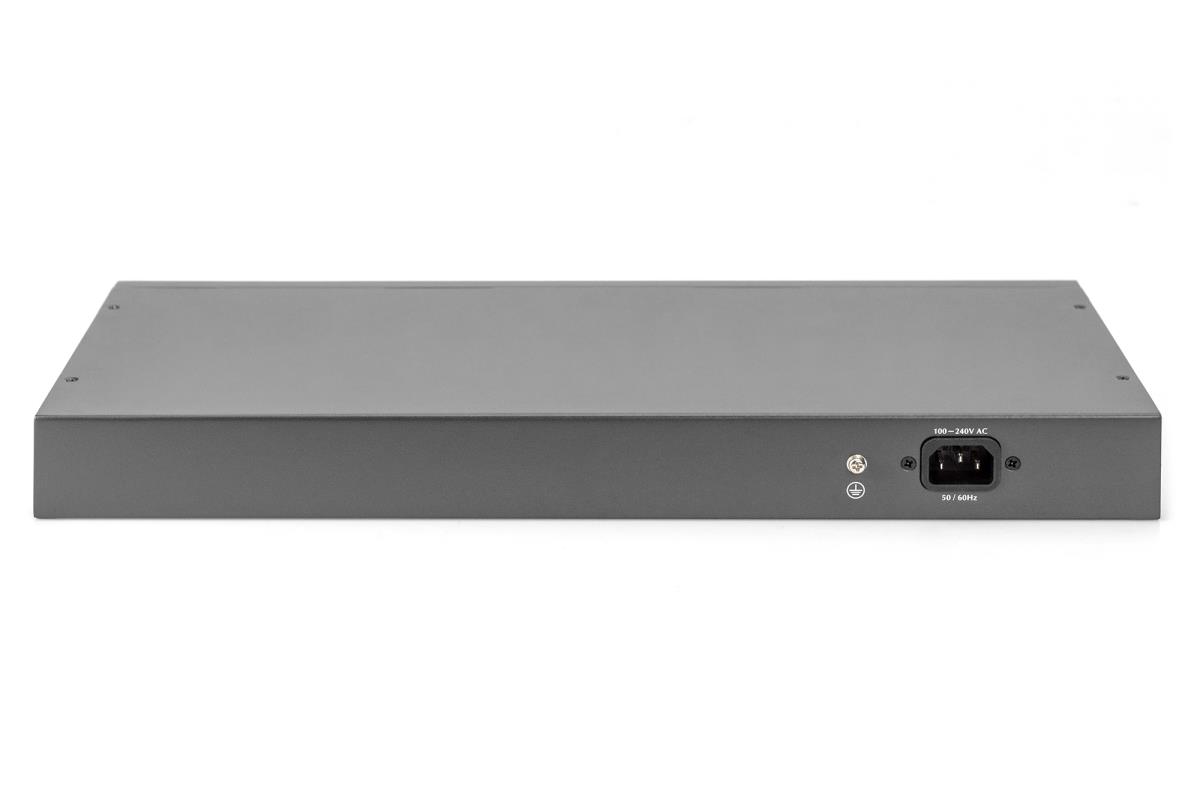 EU Product - Switch 24-Port 10/100  370W PoE Unmanaged schwarz thumbnail