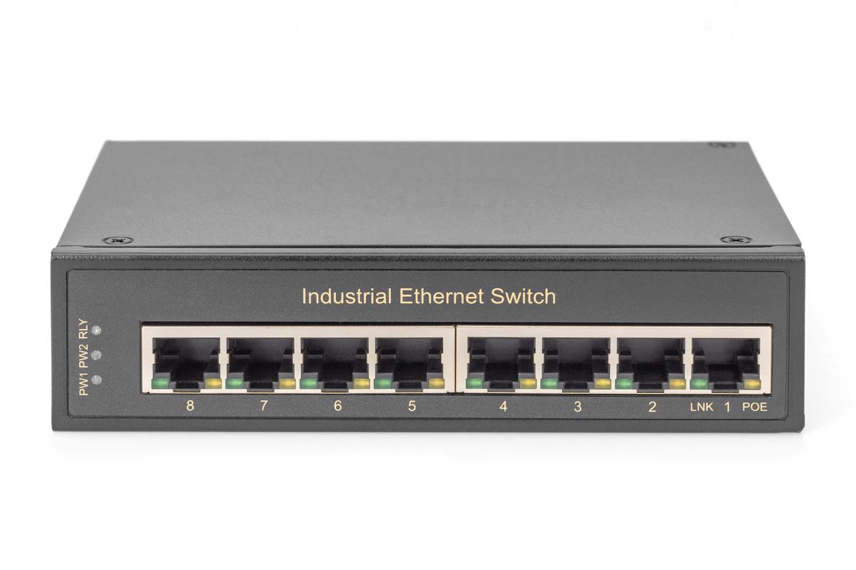 EU Product - Switch Ind. 8-Port  Gigabit         Unmanaged schwar thumbnail
