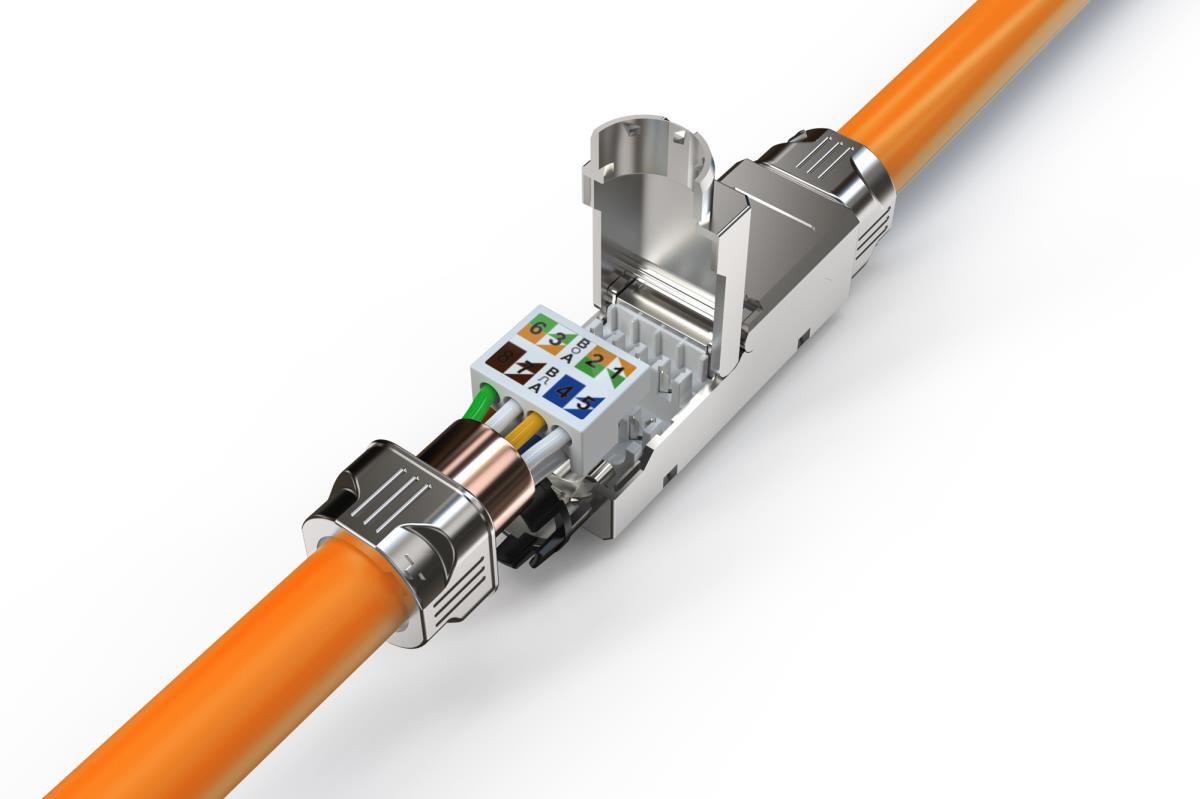 EU Product - CAT-Verbinder Cat6A f�r Feldanwendungen, 500 MHz thumbnail