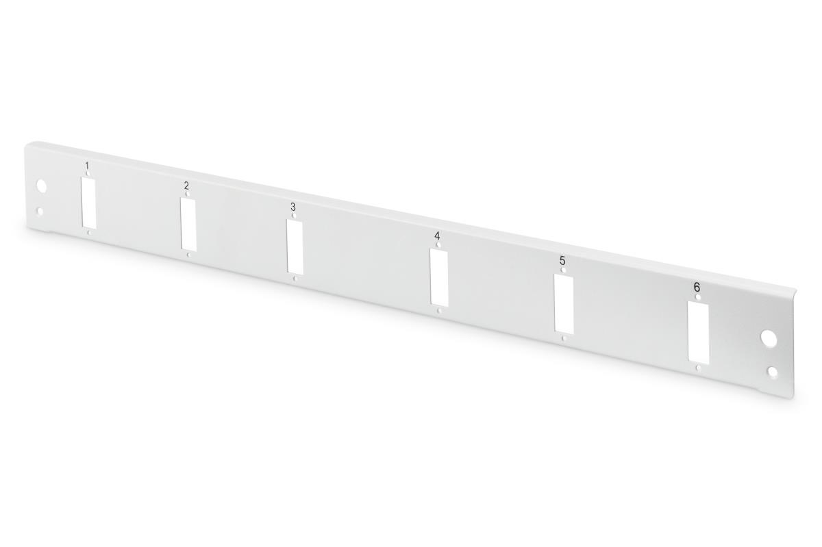 EU Product - Fiber Optic Splice Box Front Panel, quick lock, 6x SC DX, 1U thumbnail