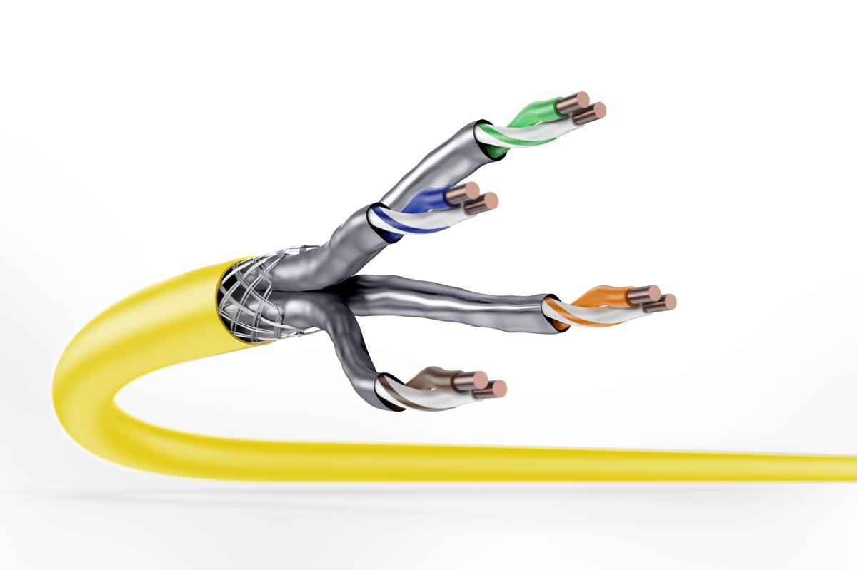 EU Product - Cat.7A S/FTP, Verlegekabel, 500 m, simplex, Dca thumbnail